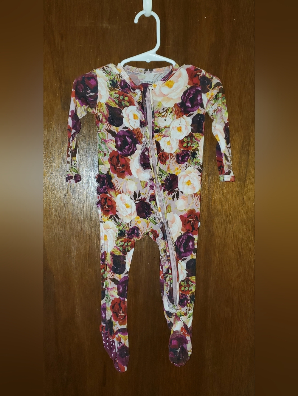 Posh Peanut Bamboo Footie Sleeper Sz 6-9 Months